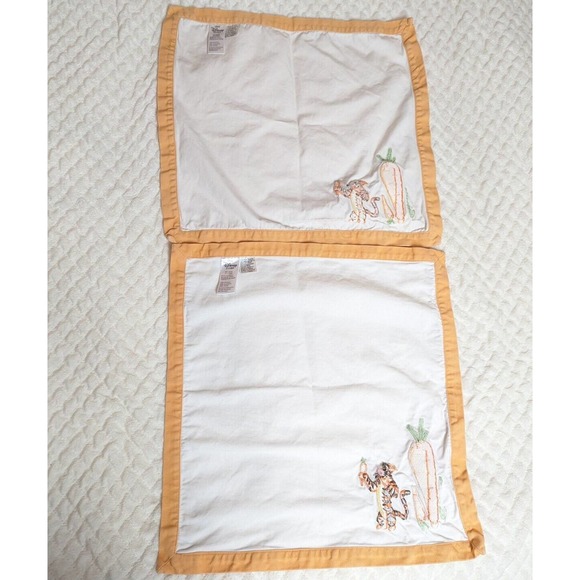 Disney's Winnie the Pooh Tigger Carrots Hand Towel 2pc Kitchen Set Fall Rare - Picture 3 of 6